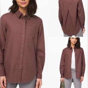 NWT Lululemon Full Day Ahead Flannel Size 8/10 Medium